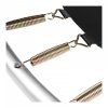 Trampolina ogrodowa - Ø244 x 180 cm - 80 kg - siatka - czarno-zielona GYMREX 10230230 GR-TR03